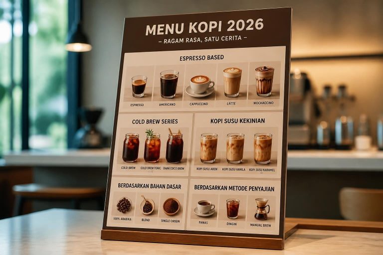 Nama Nama Kopi di Cafe: Panduan Lengkap Menu Kopi 2026
